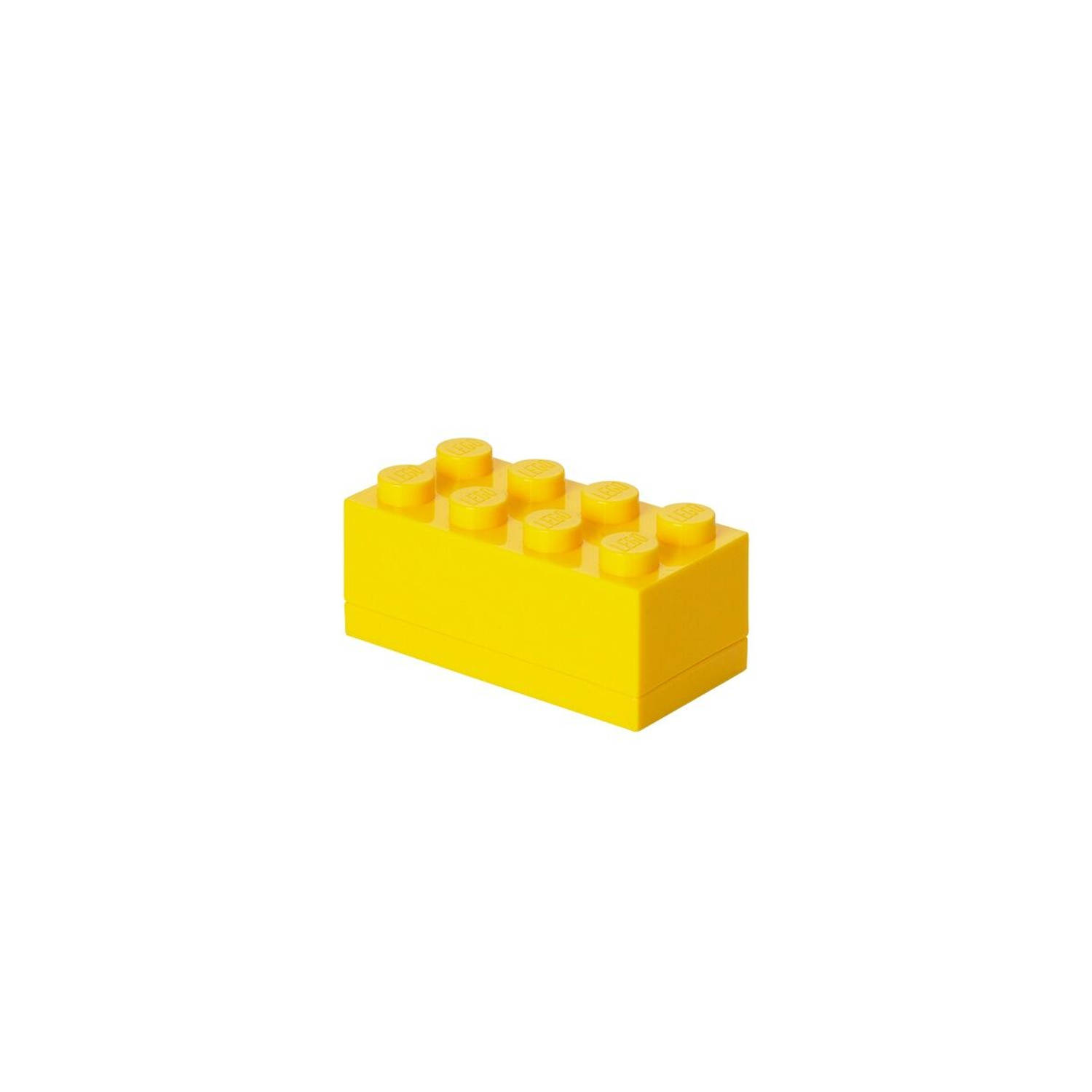 Lego Set Van 4 - Opbergbox Mini 8, - - Geel