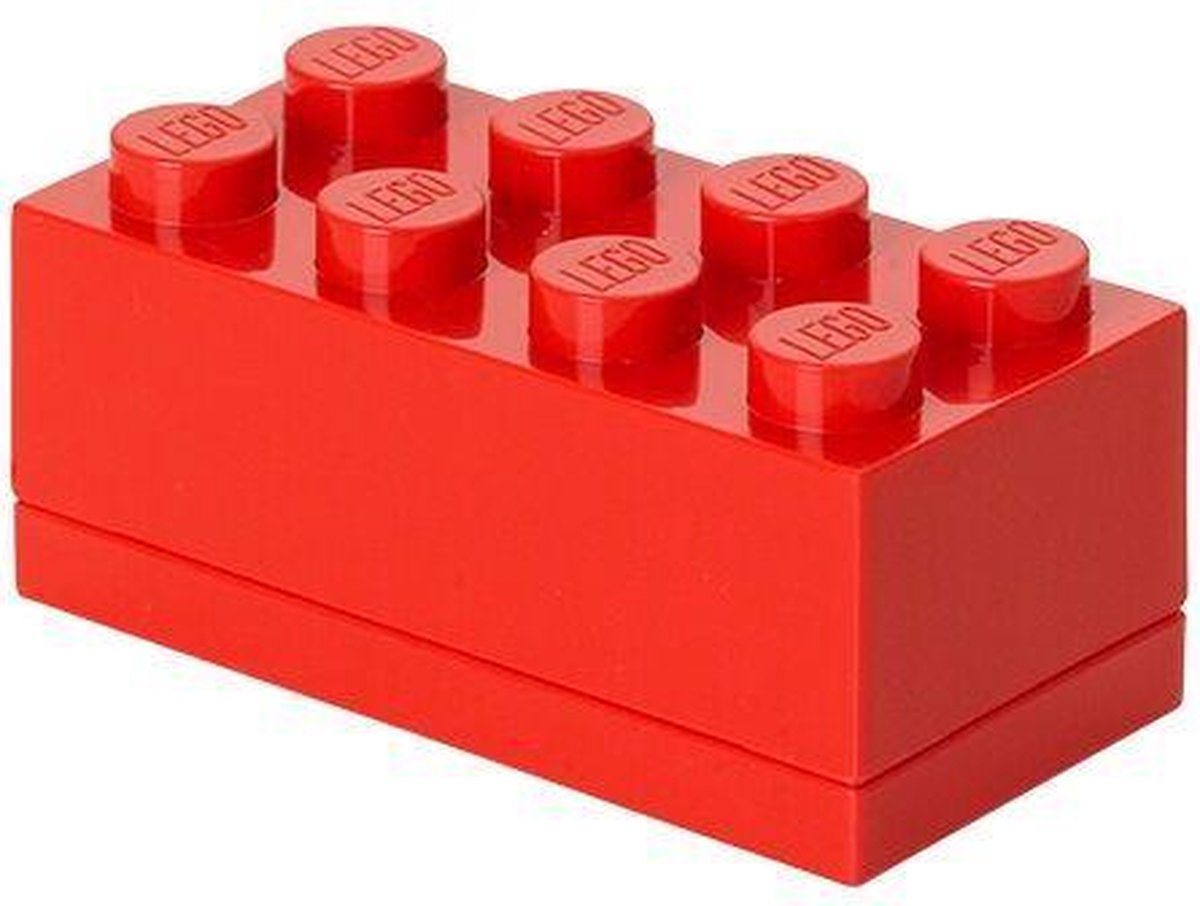 Lego Set Van 2 - Opbergbox Mini 8, - - Rood