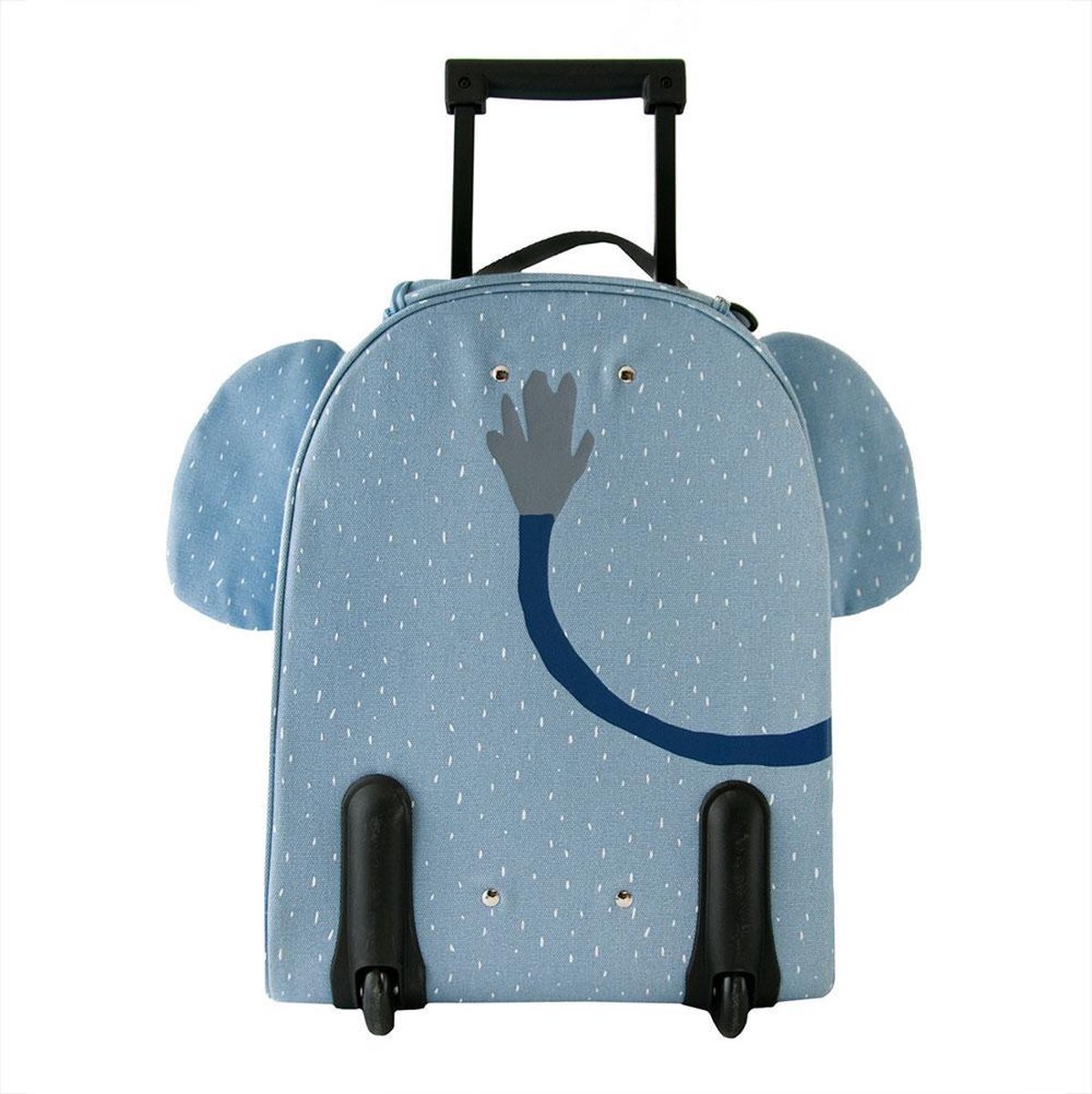 Trixie Trolley Koffer Mrs. Elephant 45 X 34 Cm - Blauw