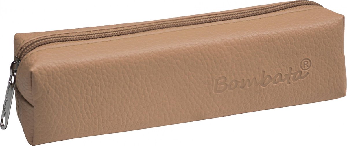 Bombata Etui 'Classic' Kunstleer - Taupe - Bruin