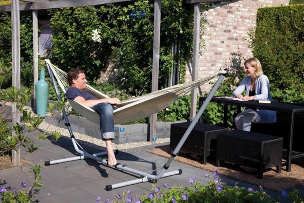 Bo-Garden Bo-Camp Rumba Katoen Hangmat Ecru - Beige