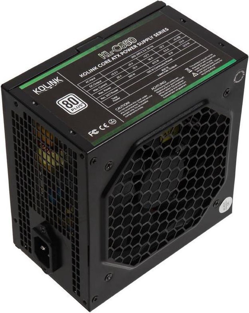 Kolink Core 850W voeding 80+ ATX