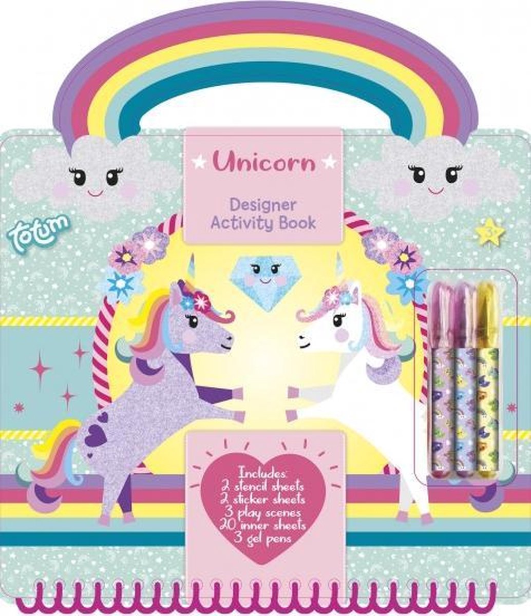 Totum Activiteitenboek Designer Unicorn Meisjes 30-delig