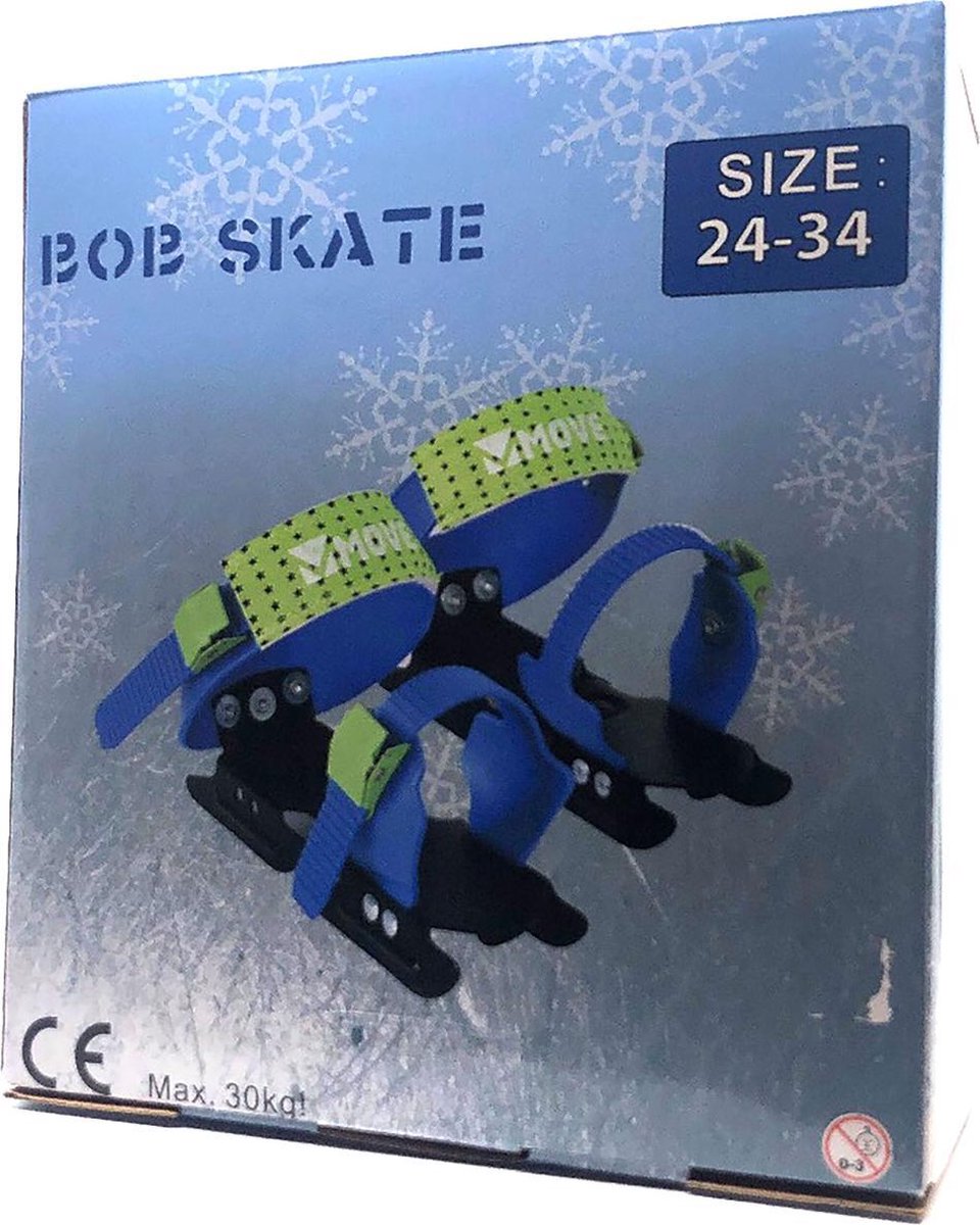 Move Bob Schaats Zwart/ - Blauw
