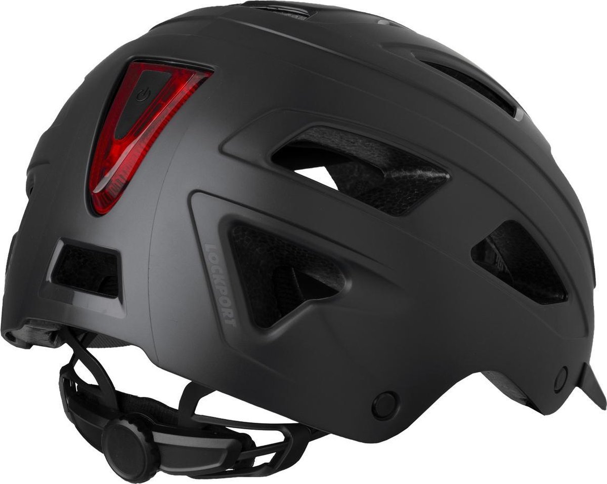 Agu Cit-E IV LED Fietshelm - Zwart