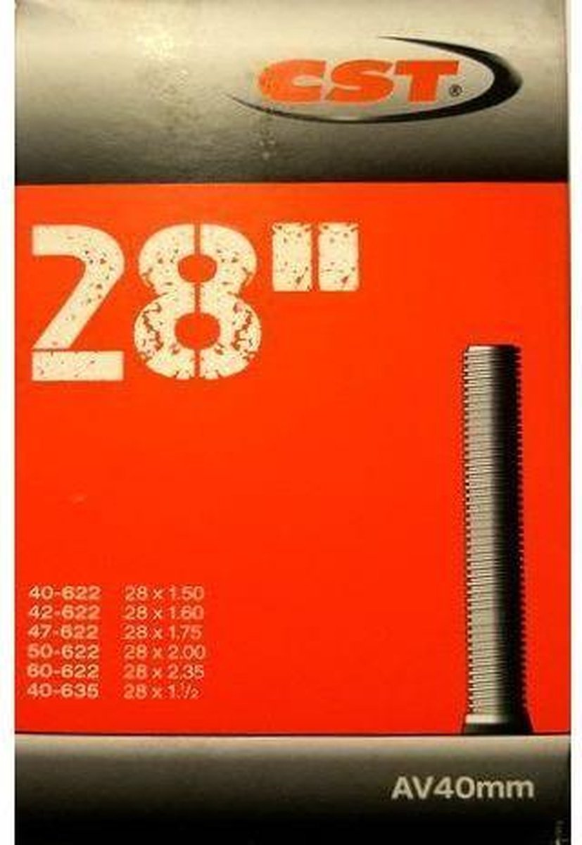 CST Binnenband 28 X 1.50/2.35 (40/60-622/635) Av 40 Mm - Zwart