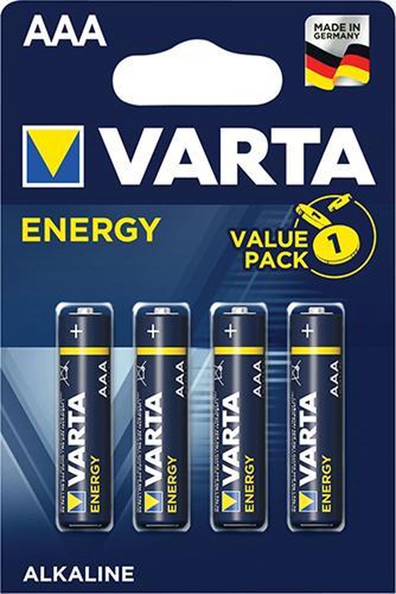 Varta Batterijen Lr03 Energy 1,5v 4 Stuks