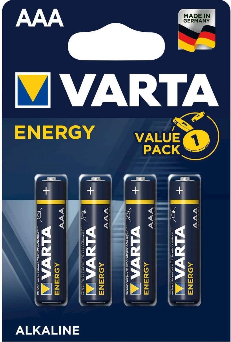Varta Batterijen Lr03 Energy 1,5v 4 Stuks