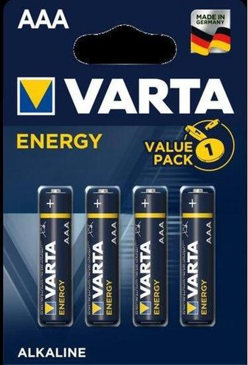 Varta Batterijen Lr03 Energy 1,5v 4 Stuks