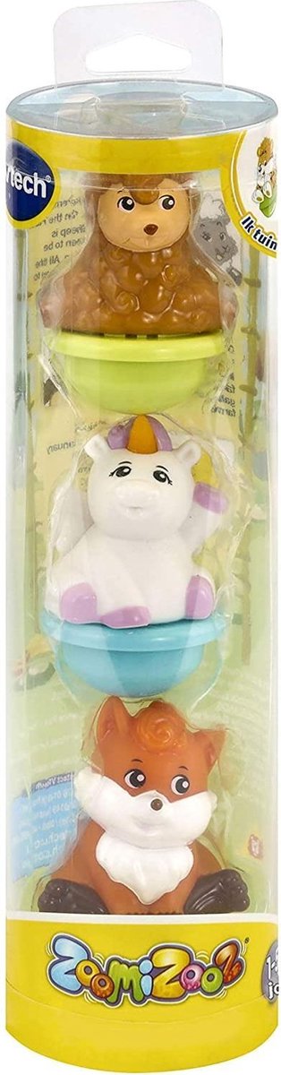 Vtech Zoomizooz Tuimeldiertjes 8,5 Cm 3 Delig
