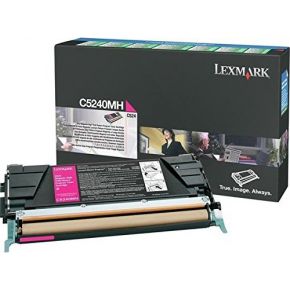 Lexmark C524, C532, C534 5K retourpr. tonercartr. - Magenta