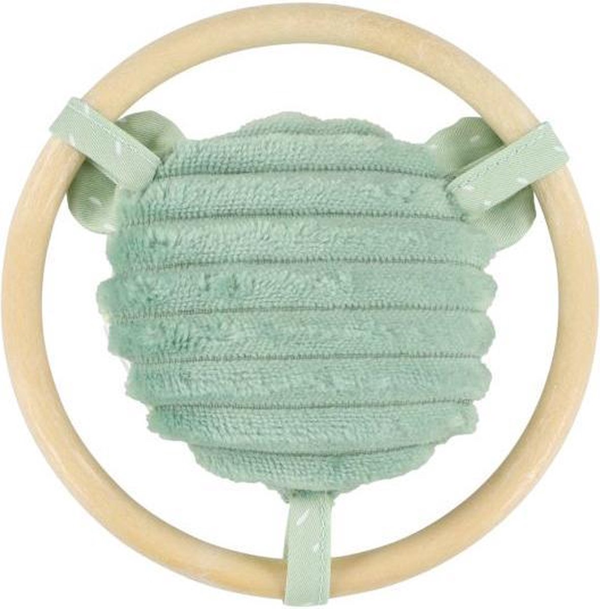 Trixie Rammelaar Mr. Polar Bear 13 Cm Katoen/corduroy - Groen