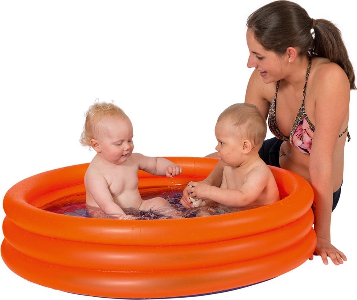Opblaasbaar Zwembad 122 X 23 Cm Speelgoed - Rond Zwembadje - Pierenbadje - Buitenspeelgoed Voor Kinderen - Oranje