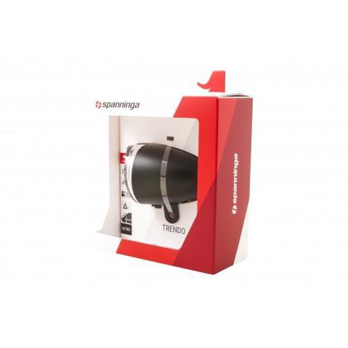 Spanninga Koplamp Trendo XB - Zwart