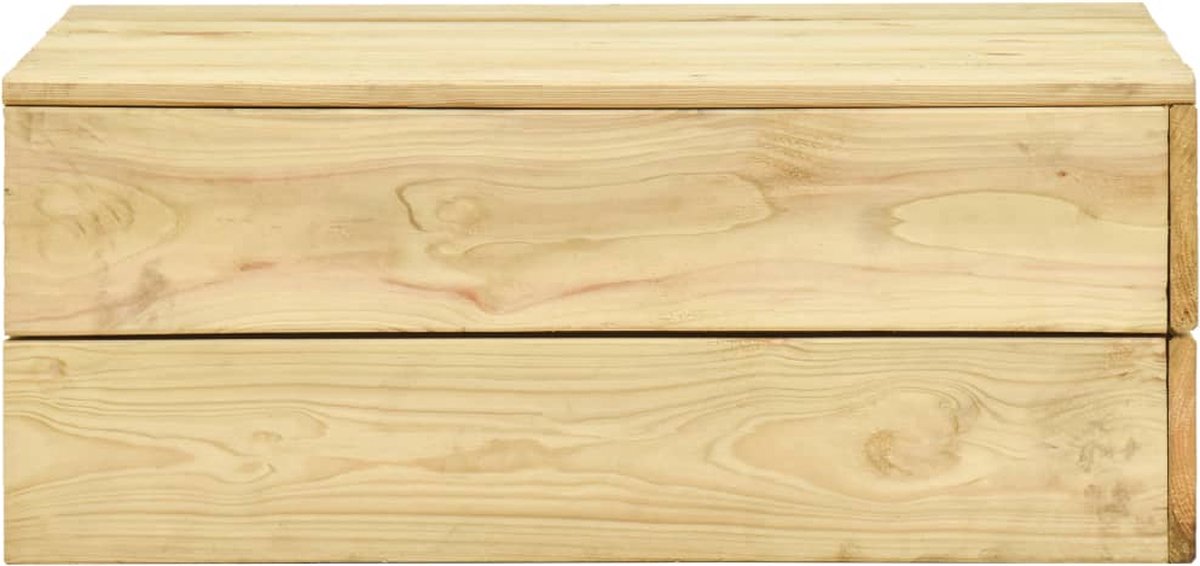 Vidaxl 3-delige Loungeset Geïmpregneerd Grenenhout - Bruin