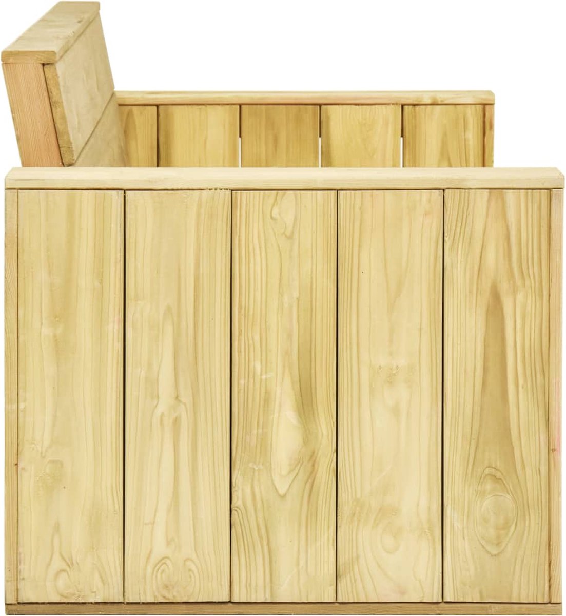 Vidaxl 3-delige Loungeset Geïmpregneerd Grenenhout - Bruin