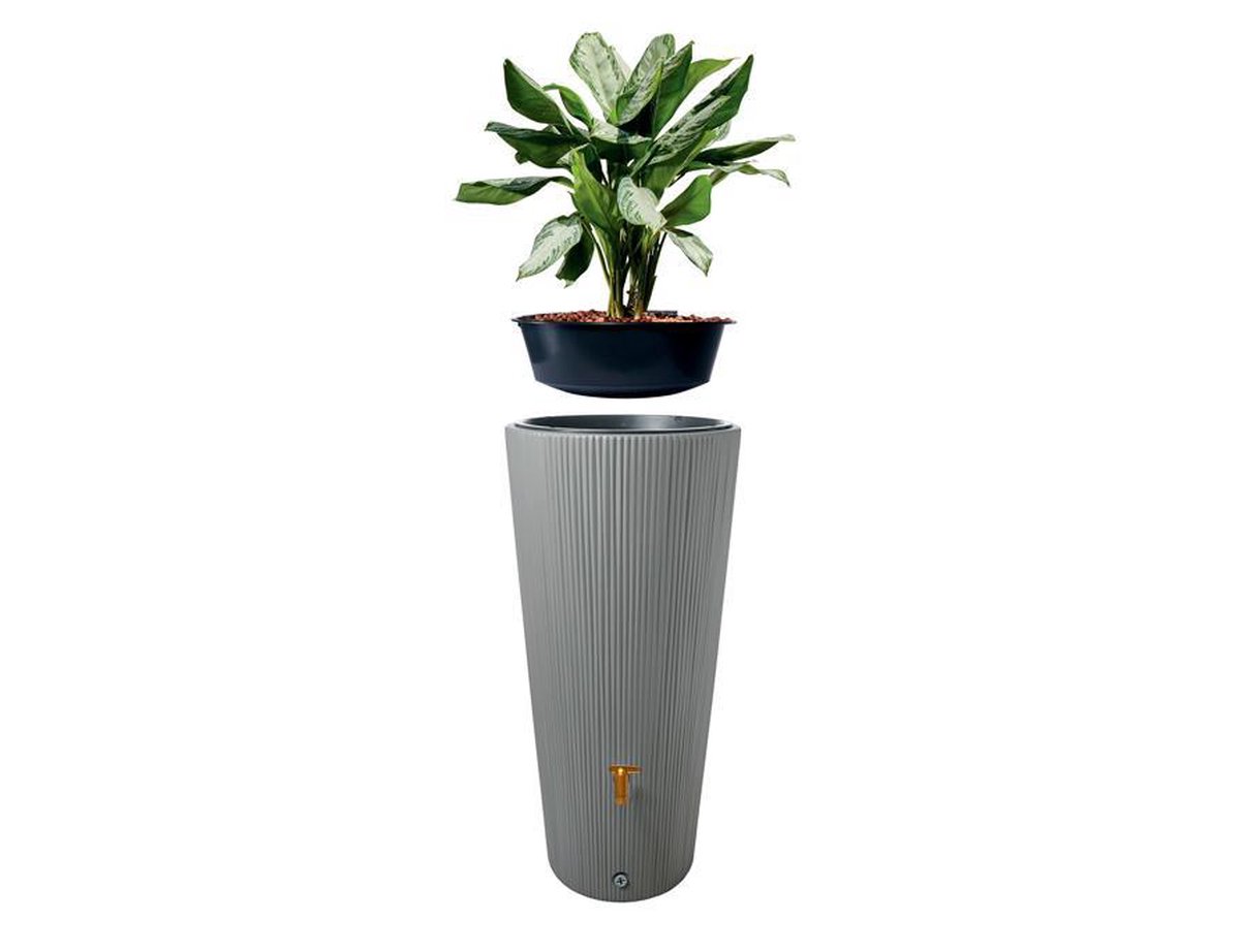 Meuwissen Agro 2in1 ton VASO DECOR 220 liter - Grijs