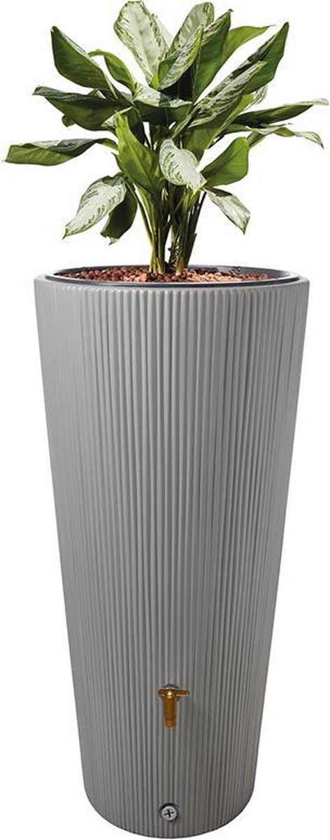 Meuwissen Agro 2in1 ton VASO DECOR 220 liter - Grijs