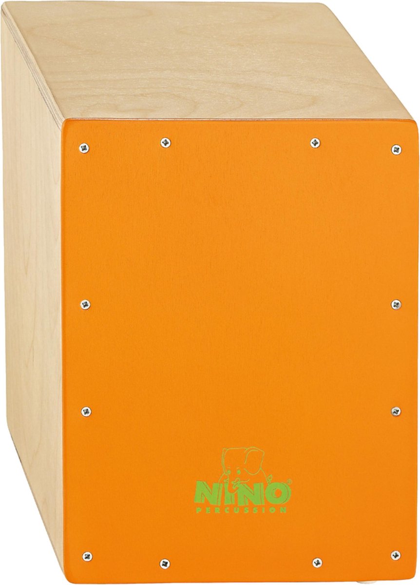 Nino Percussion NINO950OR 13 inch cajon voor kinderen - Oranje