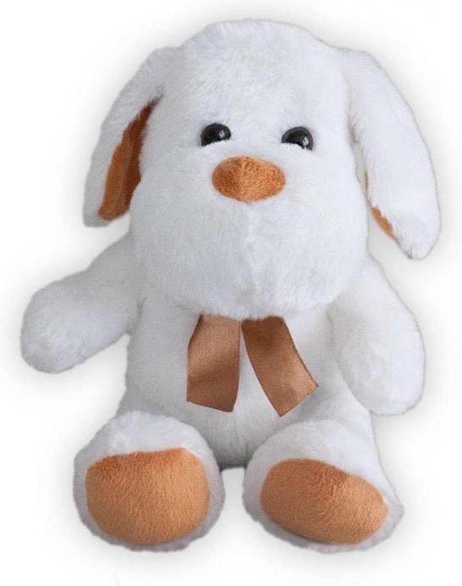 Top1Toys Sunkid Knuffel Hond Met Ledlampjes Hond 30cm - Bruin