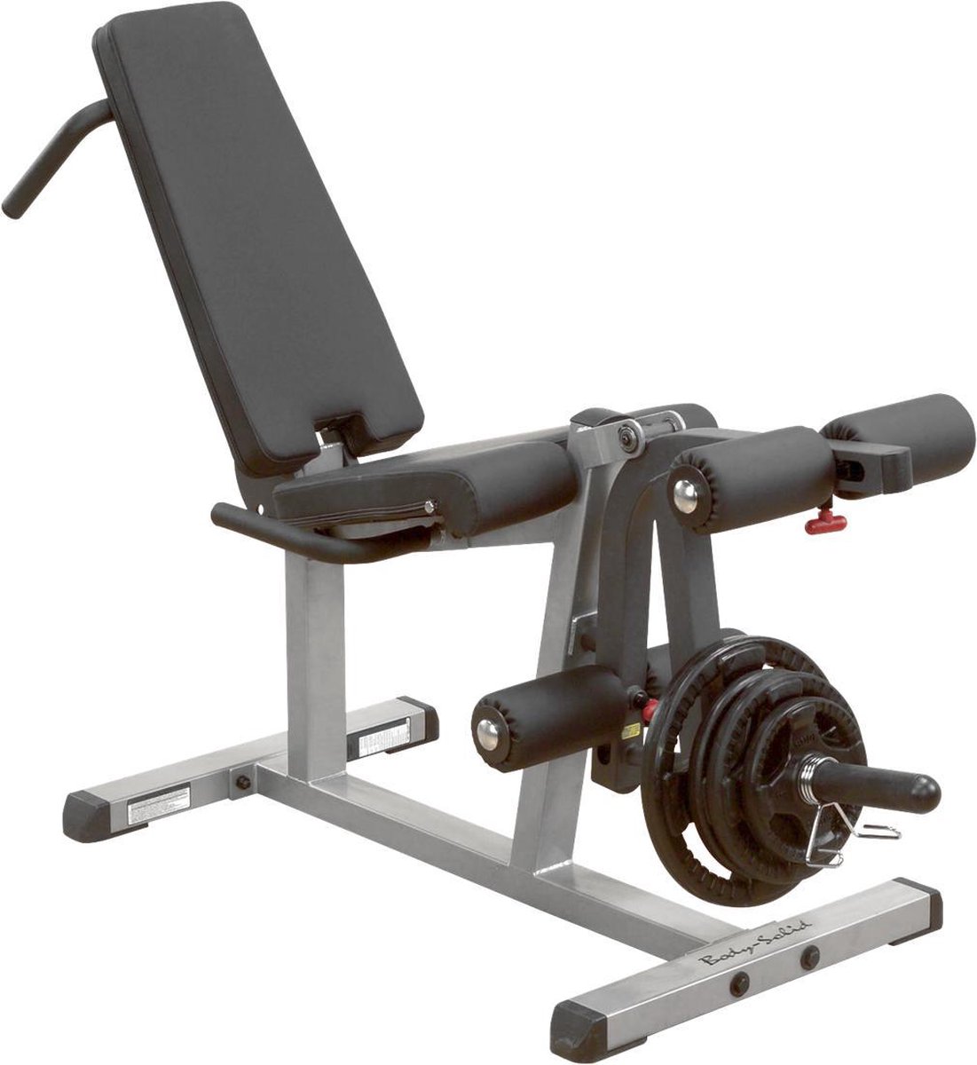 Body-Solid Seated Leg Extension&Supine Curl - Grijs