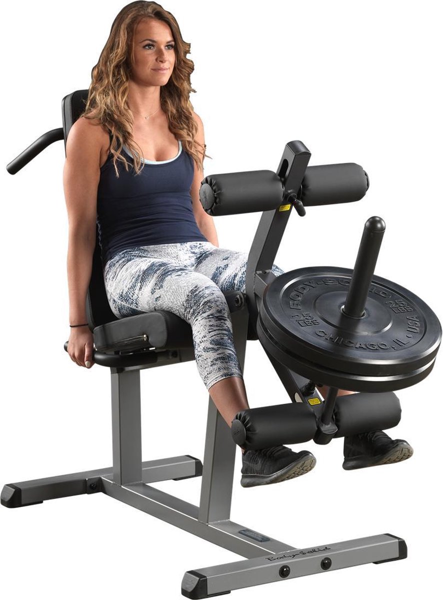Body-Solid Seated Leg Extension&Supine Curl - Grijs