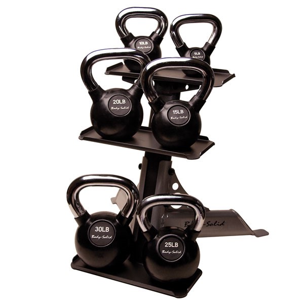 Kettler Body-Solid 3-Pair Kettlebell Rack