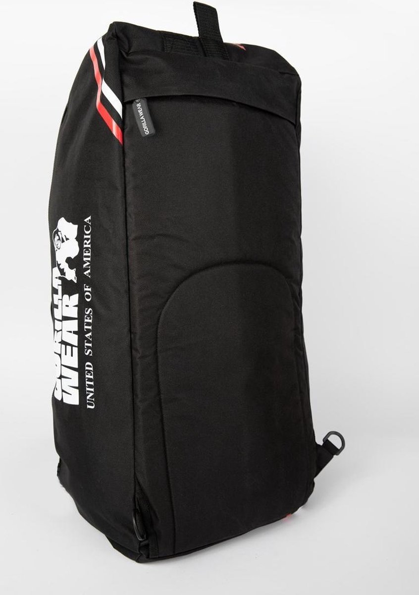 Gorilla Wear Norris Hybride Sporttas/Rugtas - - Zwart