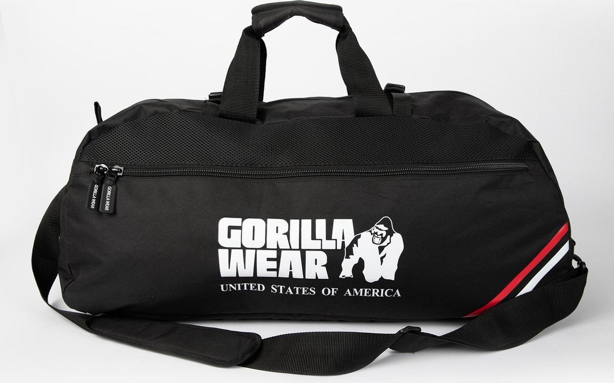 Gorilla Wear Norris Hybride Sporttas/Rugtas - - Zwart