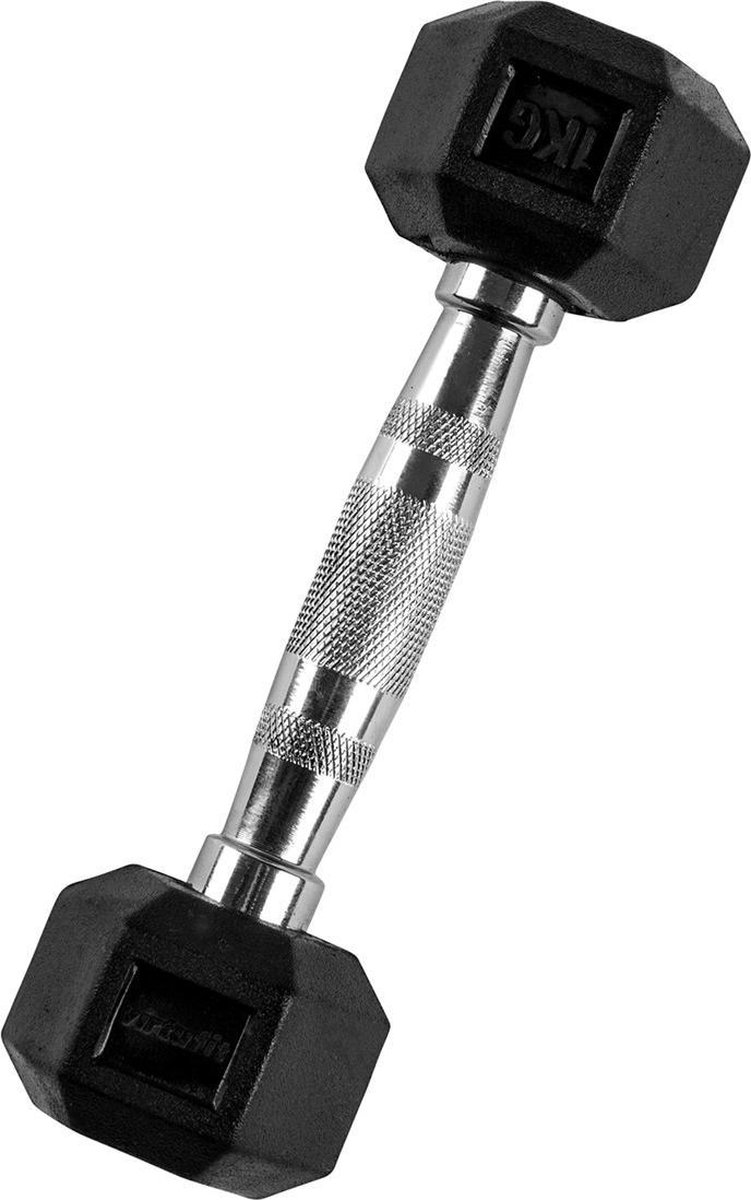 VirtuFit Hexa Dumbbell Pro - 1 kg - Per Stuk