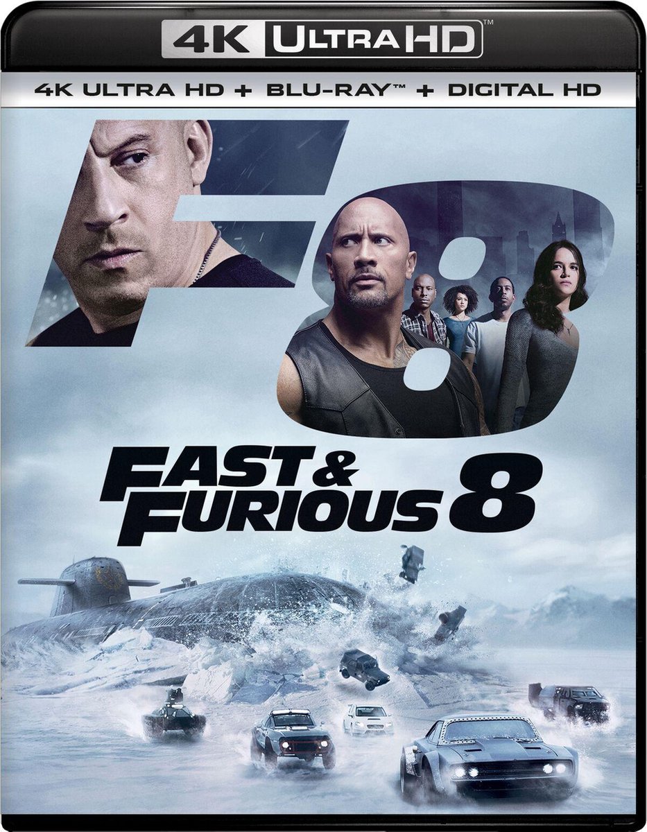 Fast & Furious 8 (4K Ultra HD En Blu-Ray)