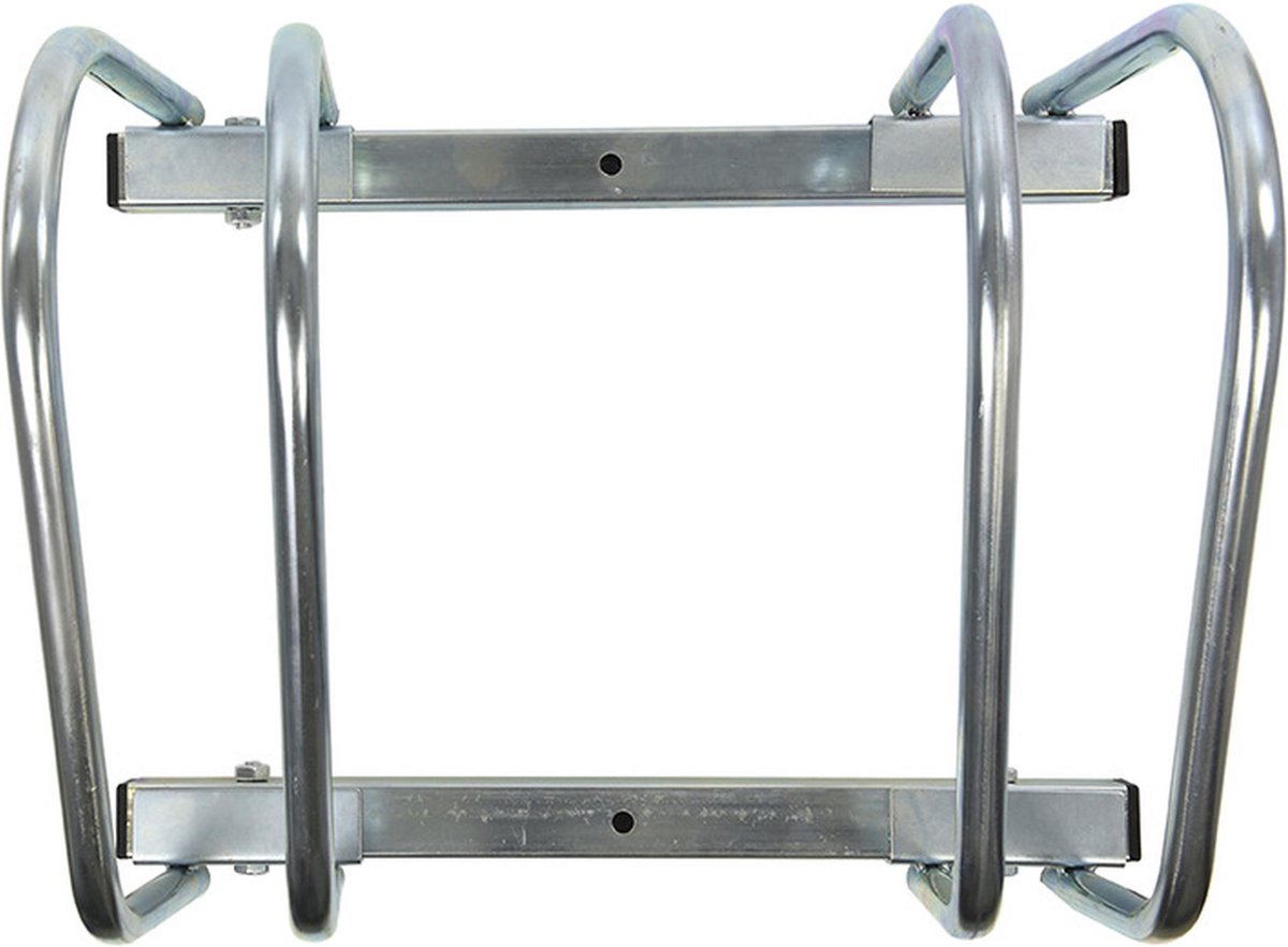 PROPLUS Fietsenrek / Standaard Voor 2x Fietsen - Fietsenrekken Voor Thuis - 42 X 29 X 40 Cm - Silver