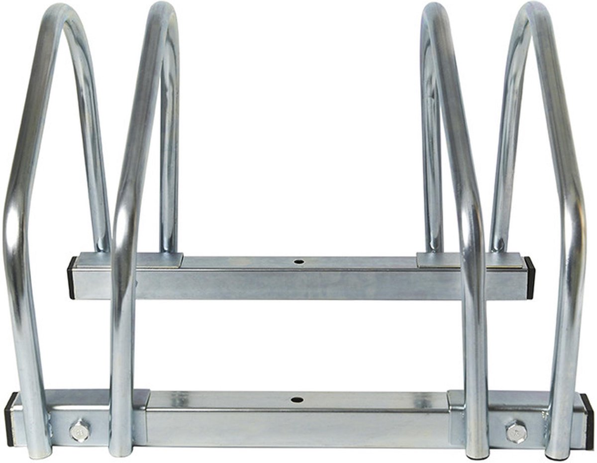 PROPLUS Fietsenrek / Standaard Voor 2x Fietsen - Fietsenrekken Voor Thuis - 42 X 29 X 40 Cm - Silver