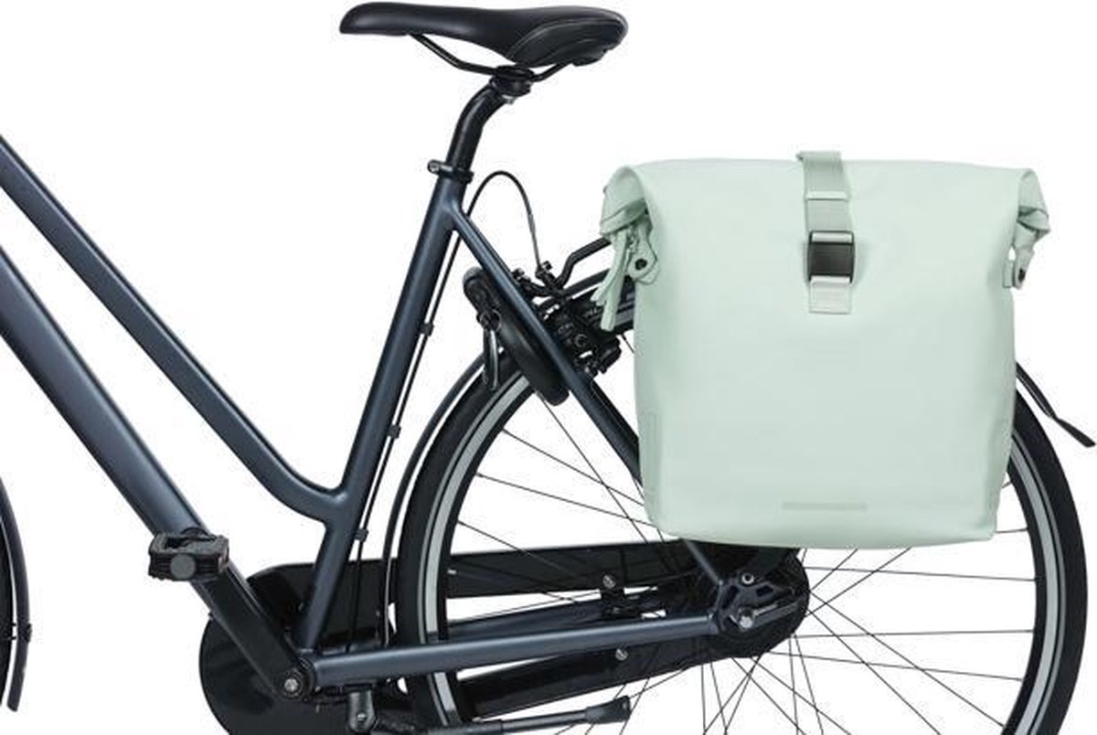 Basil Fietstas Dubbel Soho Nordlicht 41 Ltr Polyester Licht - Groen