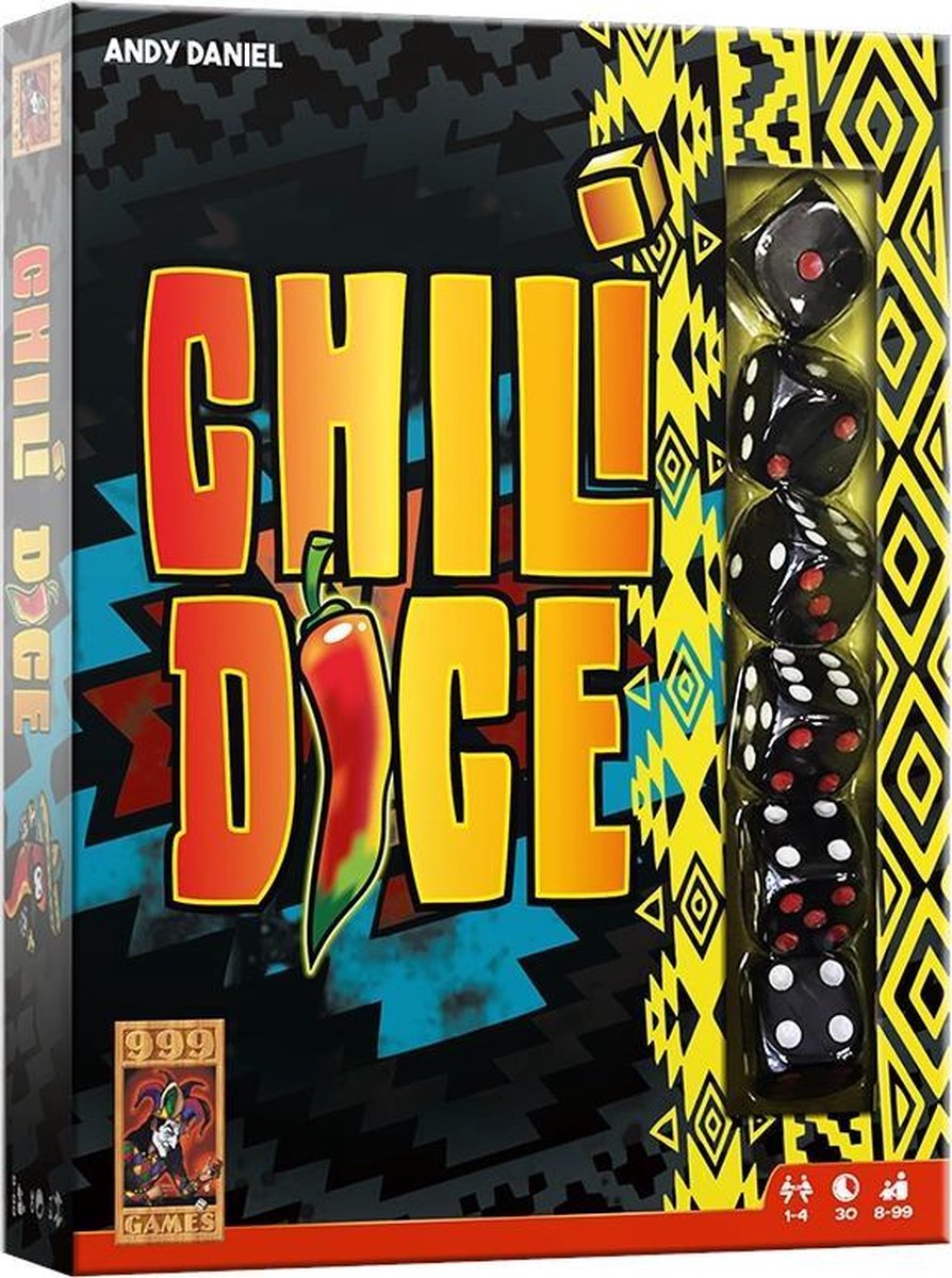 999Games Chili Dice - Zwart