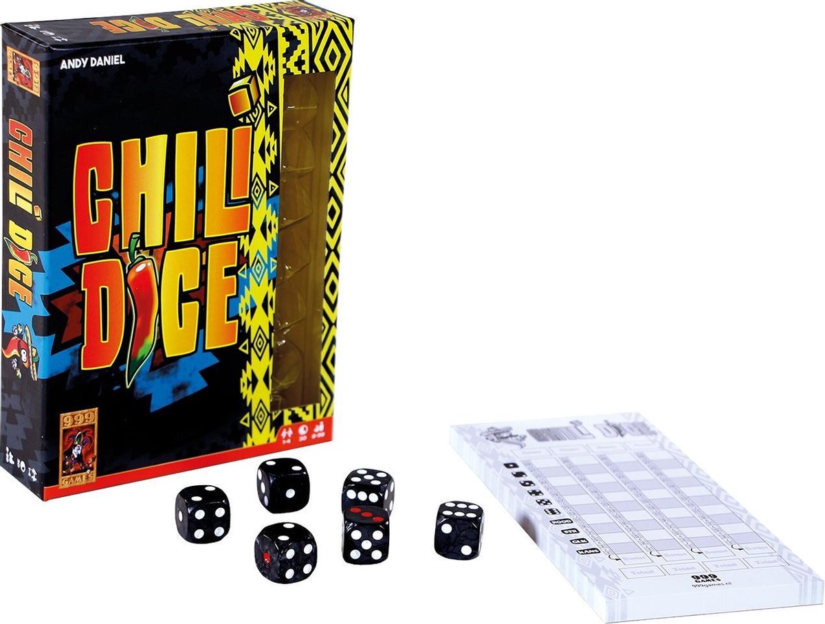 999Games Chili Dice - Zwart