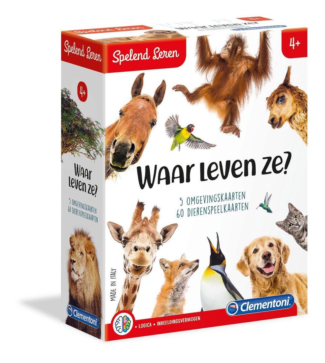 Clementoni Spelend Leren - Waar Leven Ze