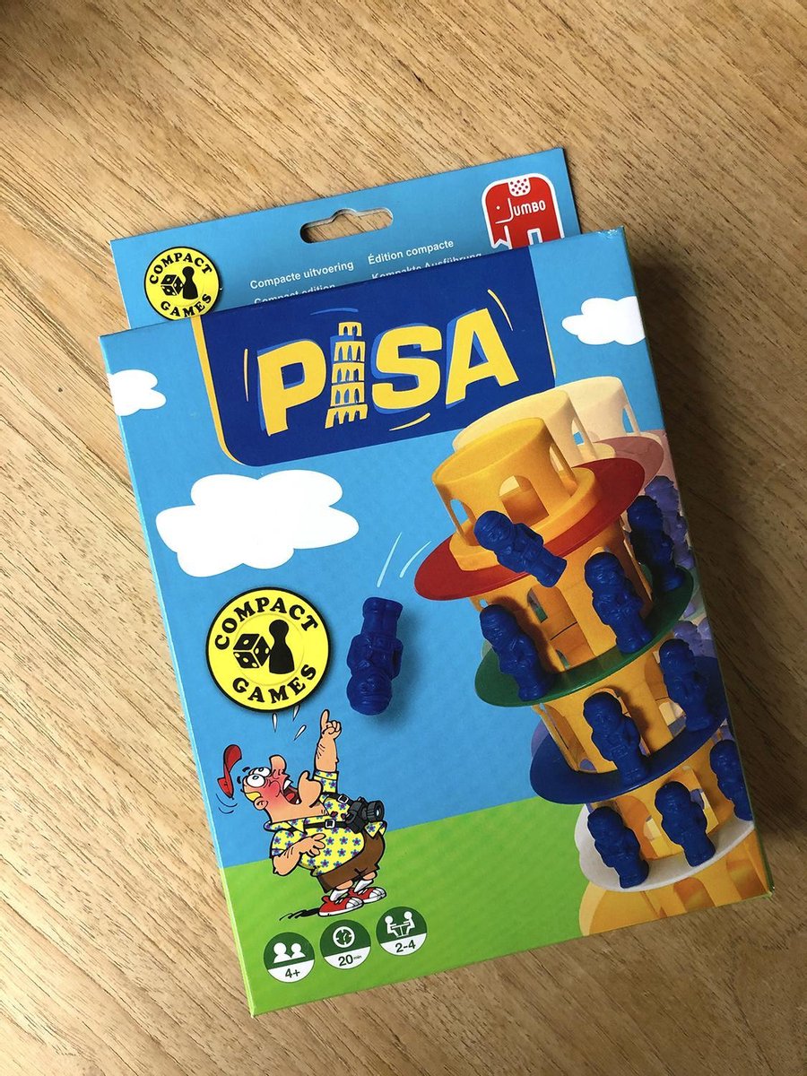 Jumbo Toren Van Pisa Compact - Blauw