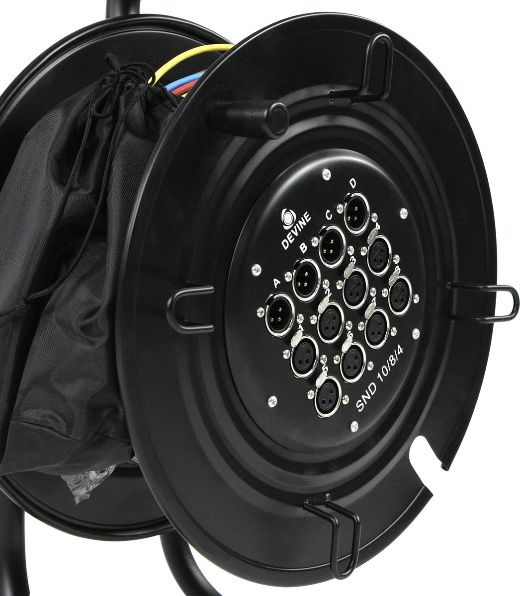 Devine SNC-10-8-4 Stagesnake XLR multikabel 8-weg 10 meter