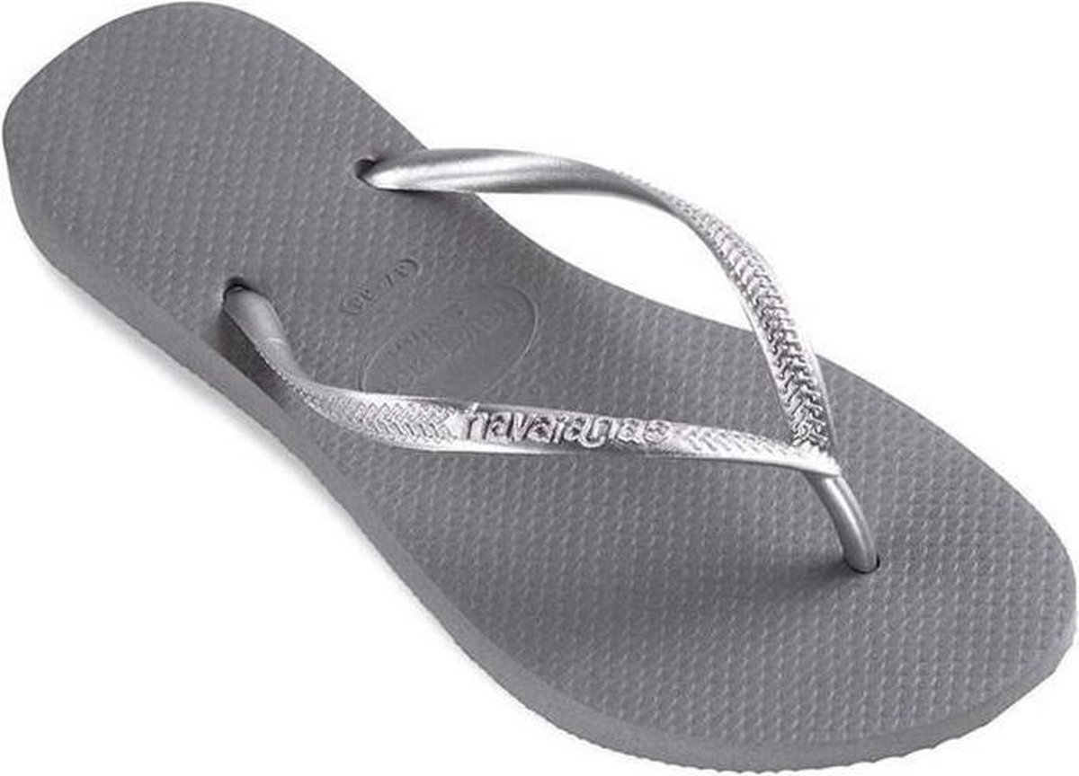 Havaianas Slippers Slim Métallic Femme by - Grijs