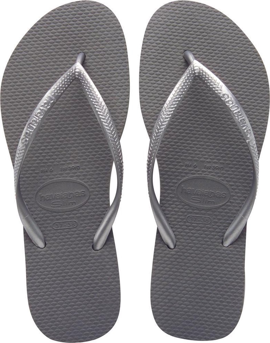 Havaianas Slippers Slim Métallic Femme by - Grijs