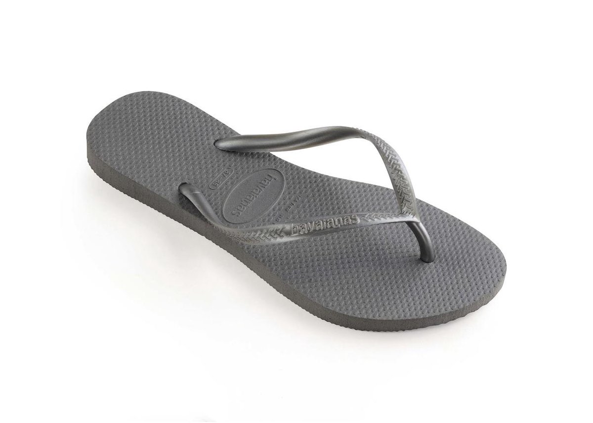 Havaianas Slippers Slim Métallic Femme by - Grijs