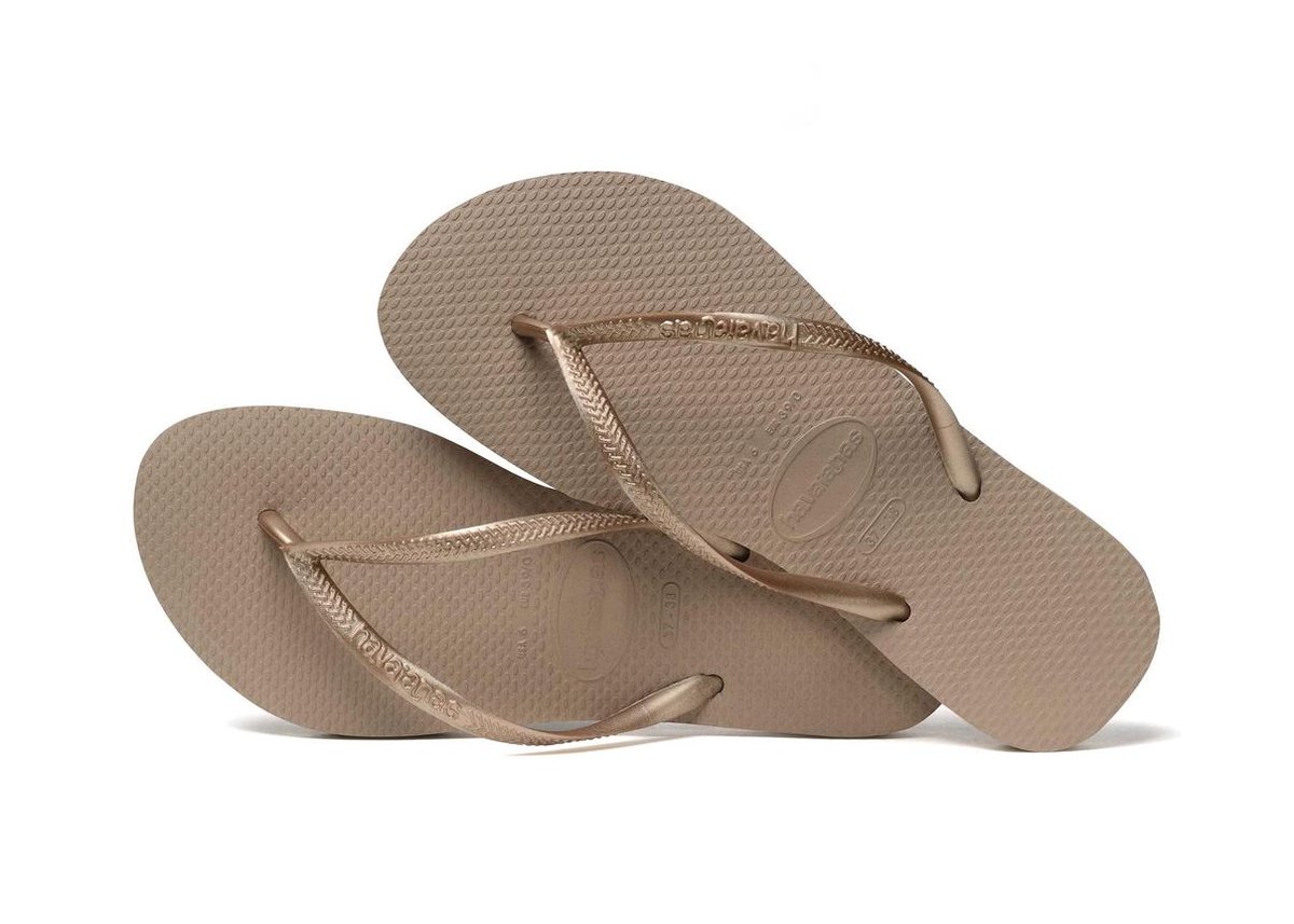 Havaianas Slippers Slim Métallic Femme by - Roze