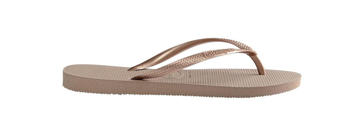 Havaianas Slippers Slim Métallic Femme by - Roze