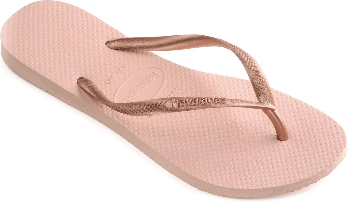 Havaianas Slippers Slim Métallic Femme by - Roze