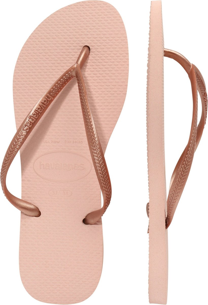 Havaianas Slippers Slim Métallic Femme by - Roze