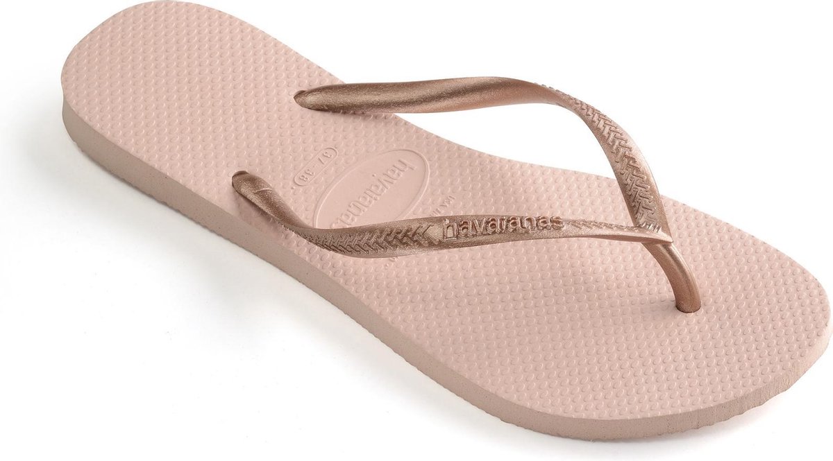 Havaianas Slippers Slim Métallic Femme by - Roze
