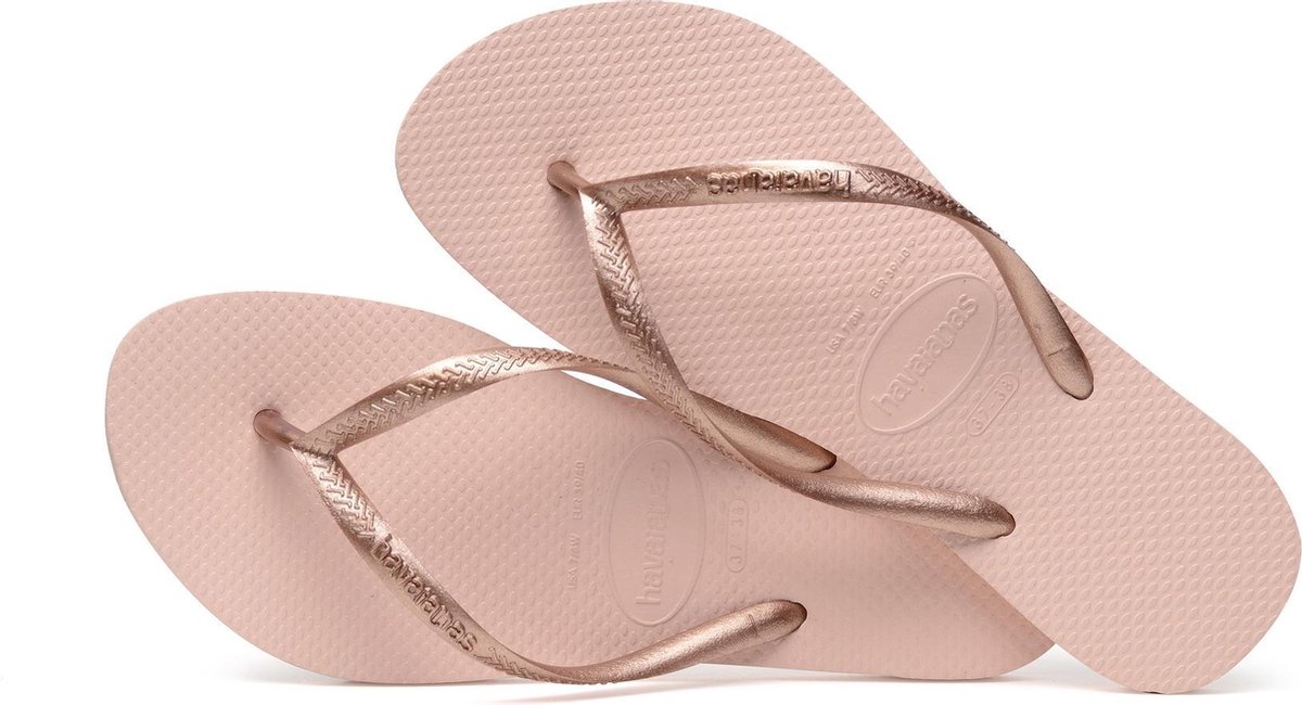 Havaianas Slippers Slim Métallic Femme by - Roze