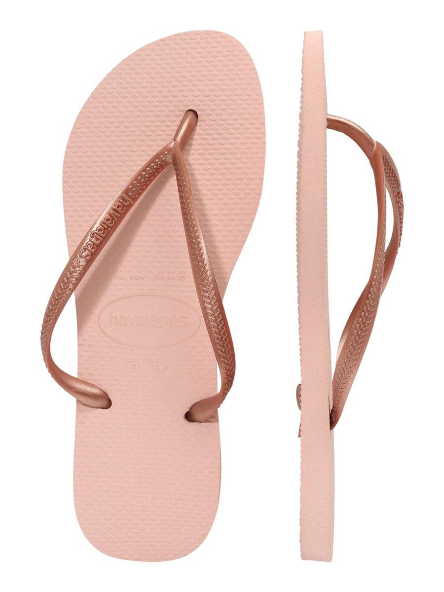 Havaianas Slippers Slim Métallic Femme by - Roze