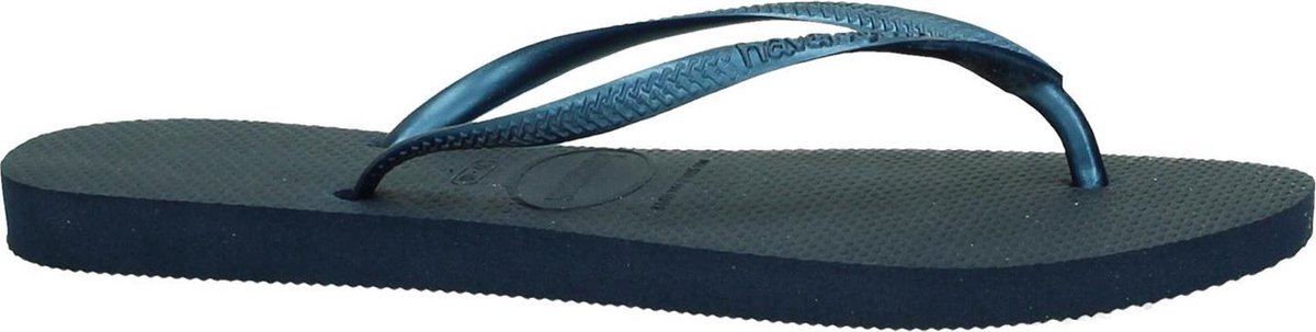 Havaianas Slippers Slim M&#233;tallic Femme by - Blauw
